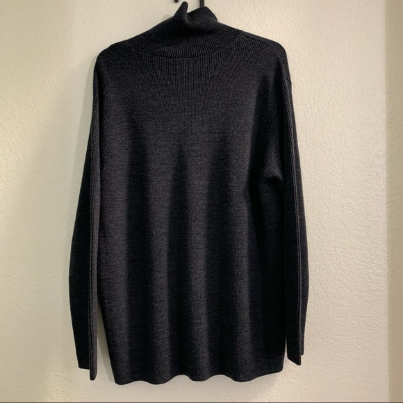 NWT EILEEN FISHER MERINO TURTLENECK TOP IN RESPONSIBLE WOOL - Picture 7 of 16